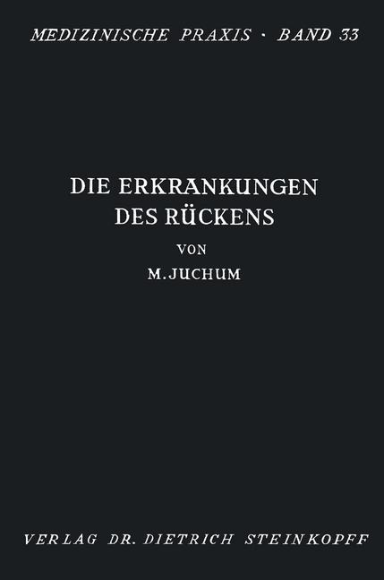 Vorderes Coverbild Die Erkrankungen des Rückens