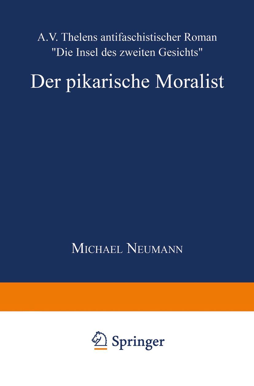 Vorderes Coverbild Der pikarische Moralist