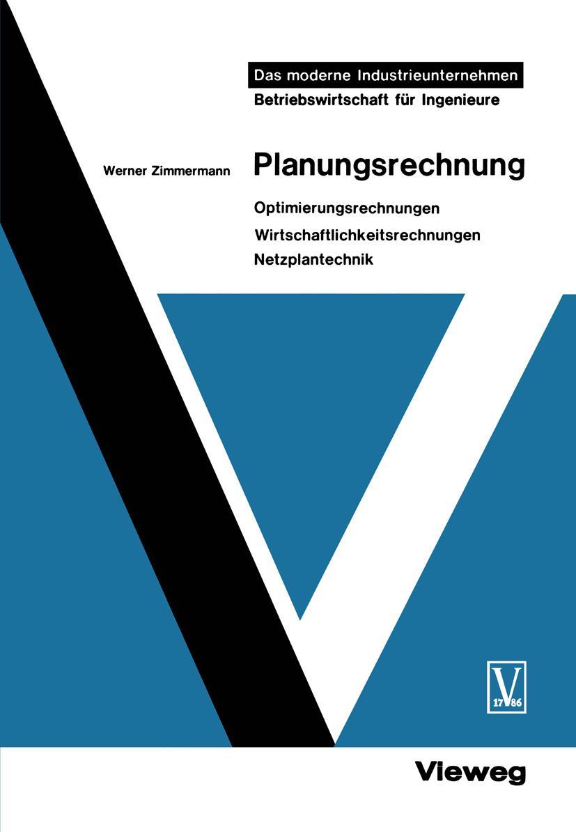 Vorderes Coverbild Planungsrechnung