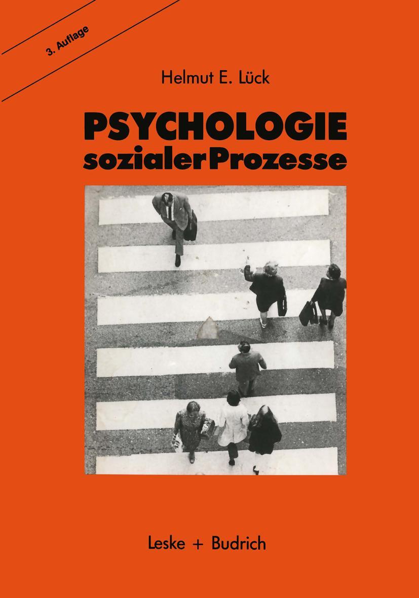 Vorderes Coverbild Psychologie sozialer Prozesse