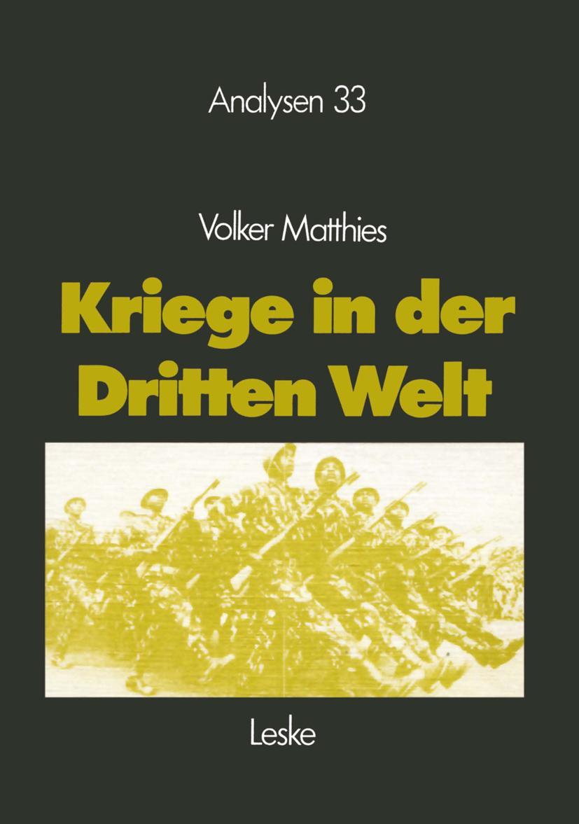 Vorderes Coverbild Kriege in der Dritten Welt