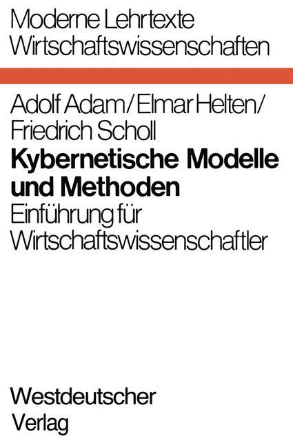 Vorderes Coverbild Kybernetische Modelle und Methoden