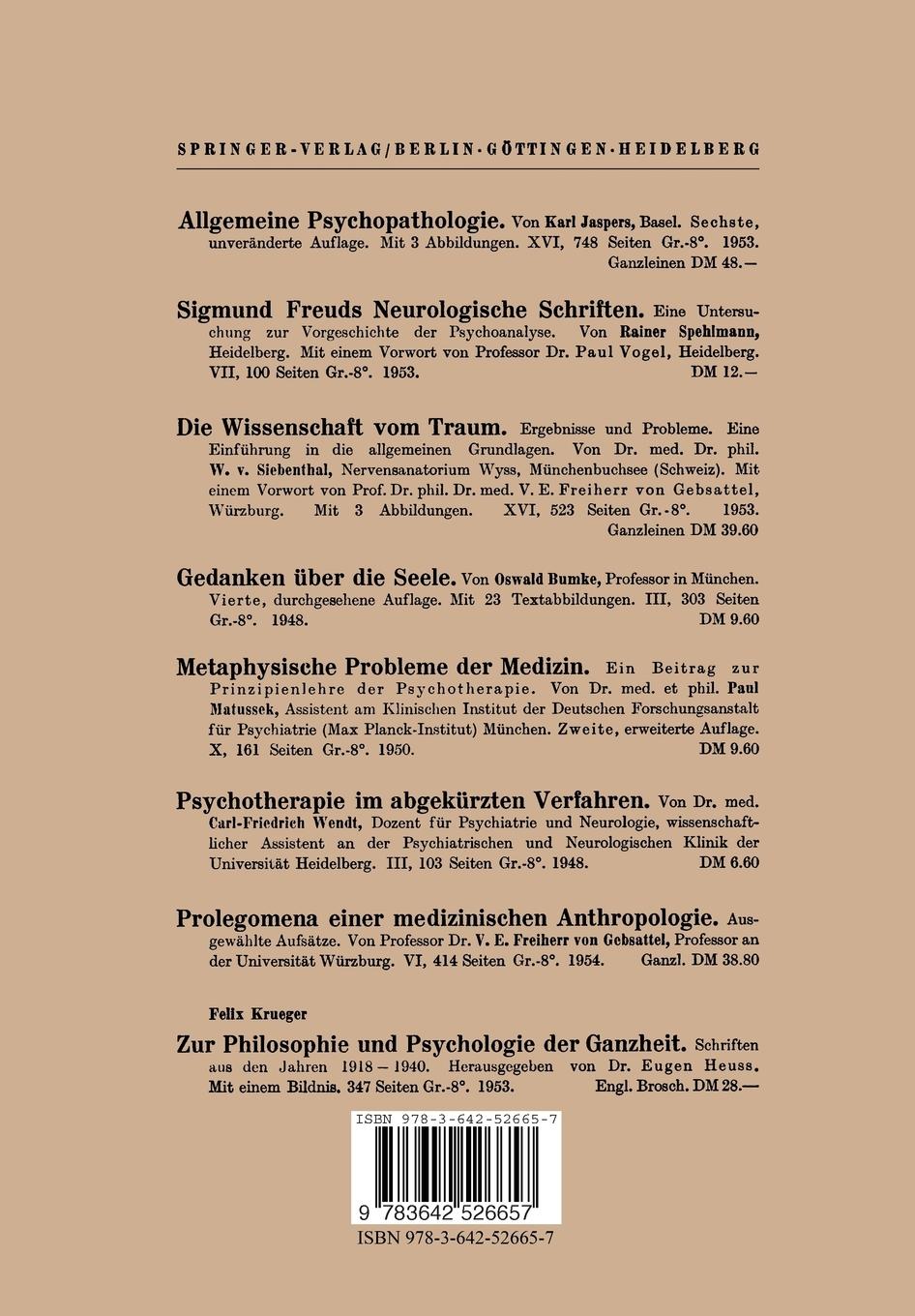 Rückseitencover Psychiatrische Systematik