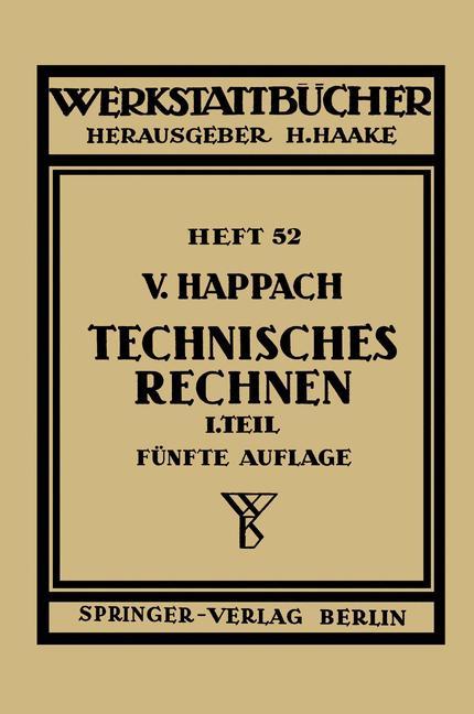 Vorderes Coverbild Technisches Rechnen