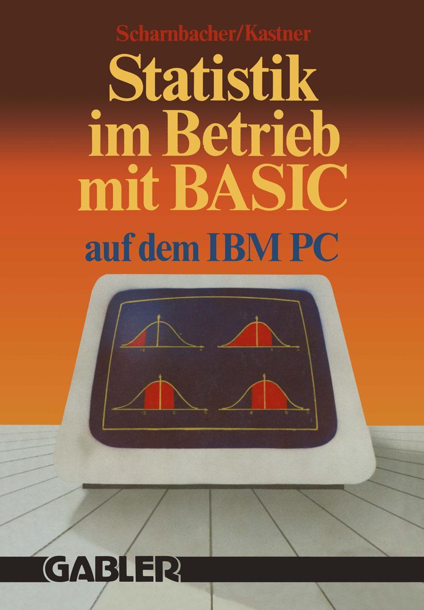 Vorderes Coverbild Statistik im Betrieb mit BASIC auf dem IBM-PC