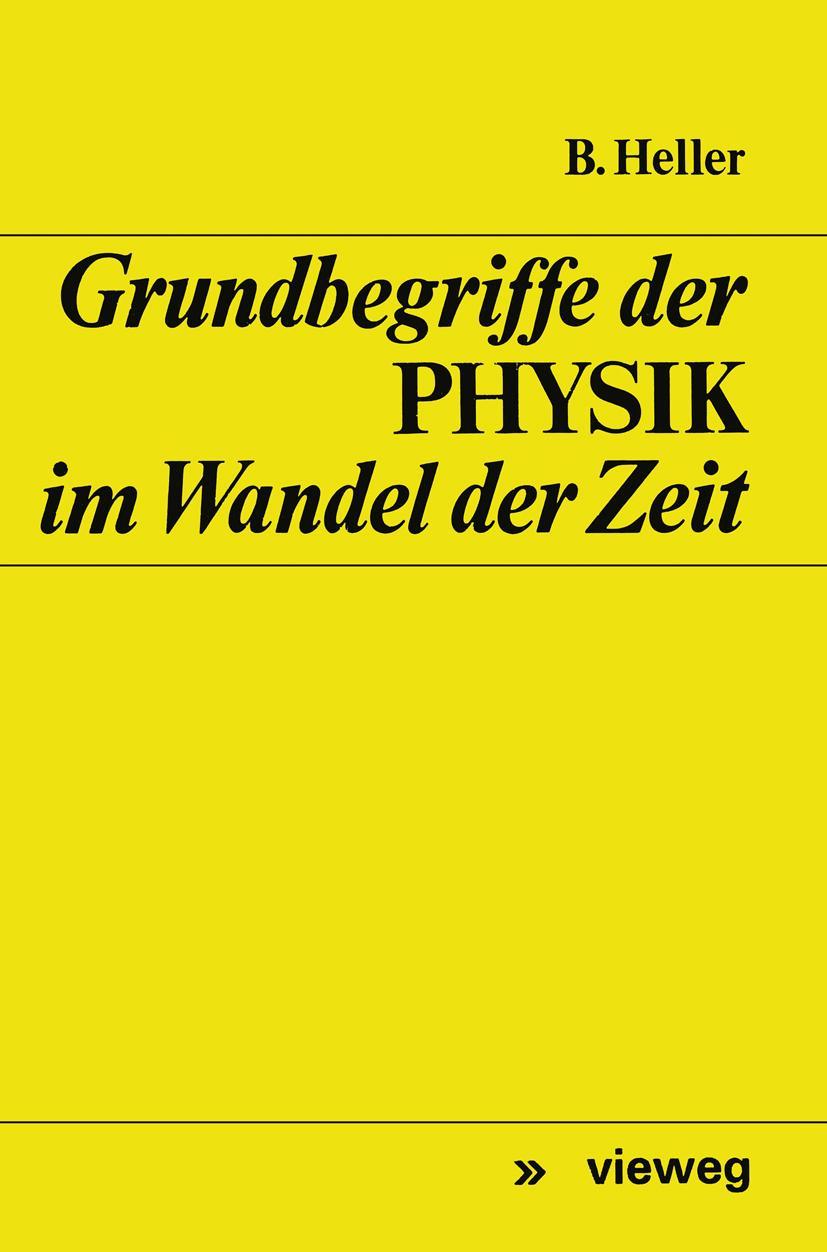 Vorderes Coverbild Grundbegriffe der Physik im Wandel der Zeit