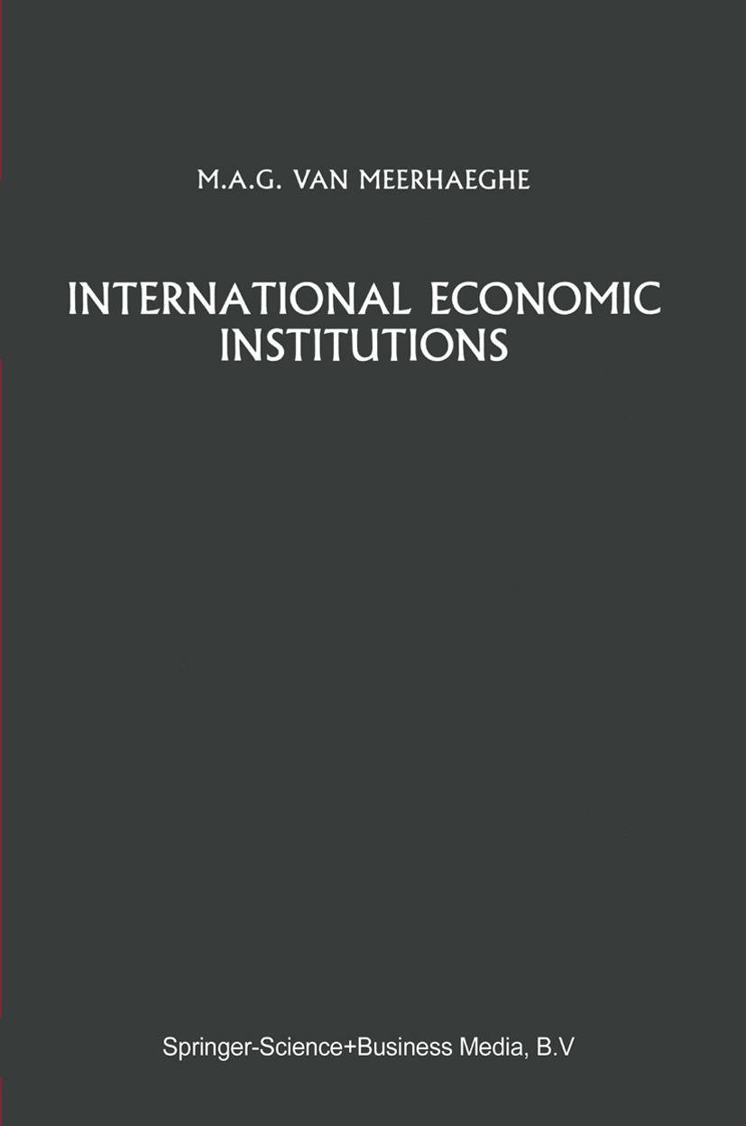 Vorderes Coverbild International Economic Institutions