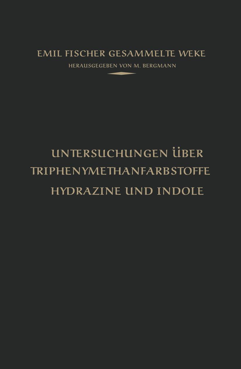 Vorderes Coverbild Untersuchungen über Triphenylmethanfarbstoffe Hydrazine und Indole