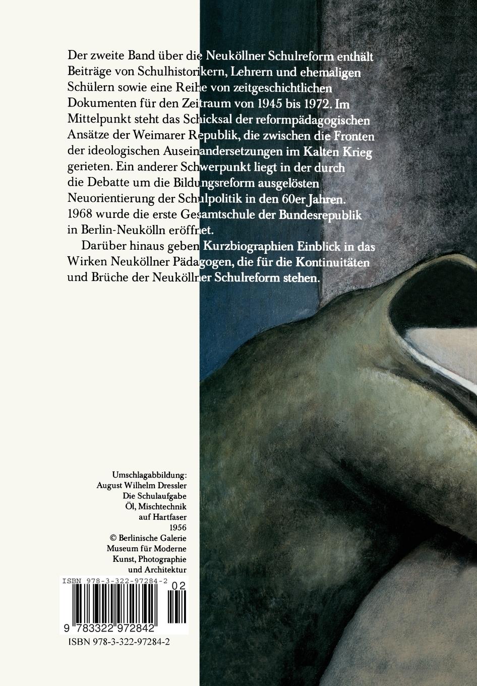 Rückseitencover Schulreform - Kontinuitäten und Brüche