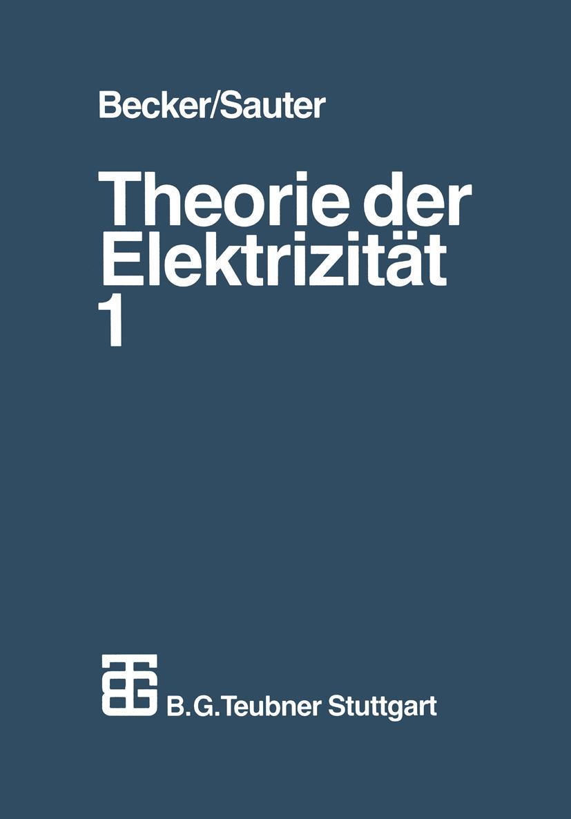 Vorderes Coverbild Theorie der Elektrizität