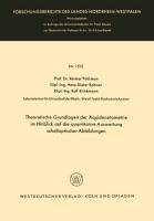 Vorderes Coverbild Theoretische Grundlagen der Äquidensitometrie im Hinblick auf die quantitative Auswertung schalloptischer Abbildungen