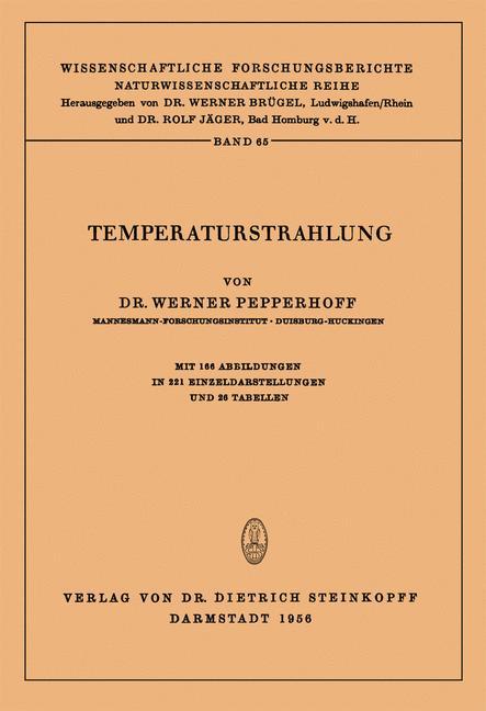 Vorderes Coverbild Temperaturstrahlung