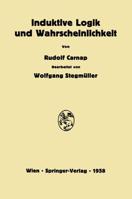 Vorderes Coverbild Induktive Logik und Wahrscheinlichkeit