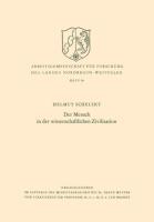 Vorderes Coverbild Der Mensch in der wissenschaftlichen Zivilisation