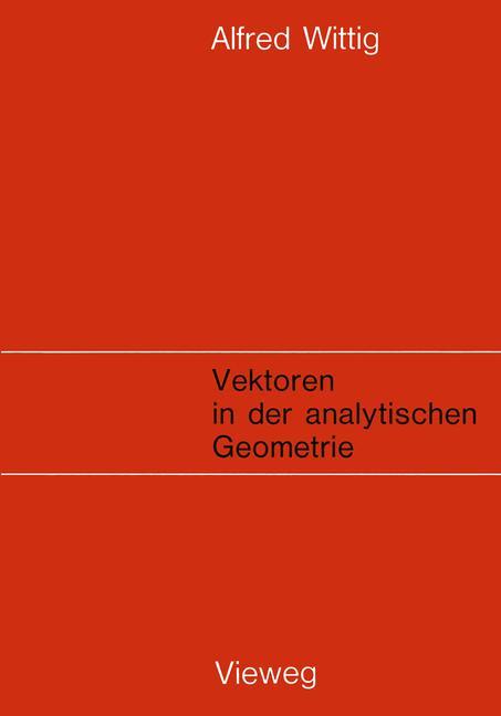 Vorderes Coverbild Vektoren in der analytischen Geometrie