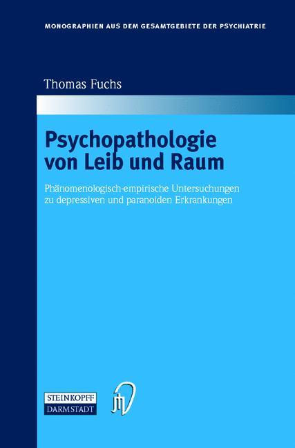 Vorderes Coverbild Psychopathologie von Leib und Raum