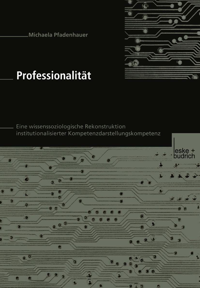 Vorderes Coverbild Professionalität