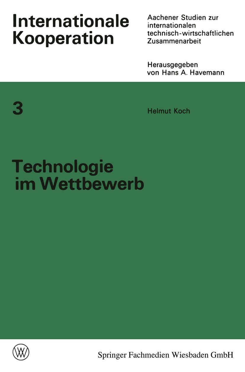 Vorderes Coverbild Technologie im Wettbewerb