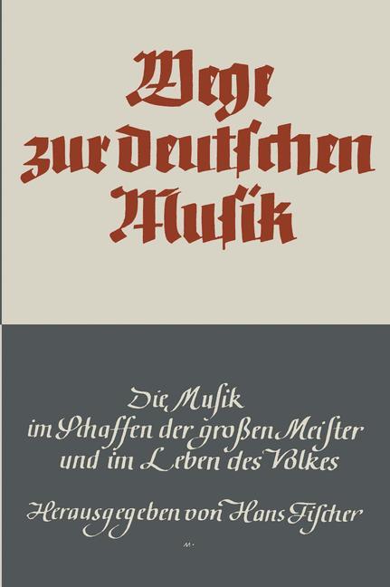Vorderes Coverbild Wege zur deutschen Musik