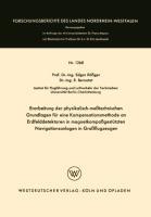 Vorderes Coverbild Erarbeitung der physikalisch-meßtechnischen Grundlagen für eine Kompensationsmethode an Erdfelddetektoren in magnetkompaßgestützten Navigationsanlagen in Großflugzeugen
