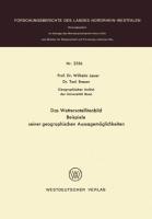 Vorderes Coverbild Das Wettersatellitenbild - Beispiele seiner geographischen Aussagemöglichkeiten