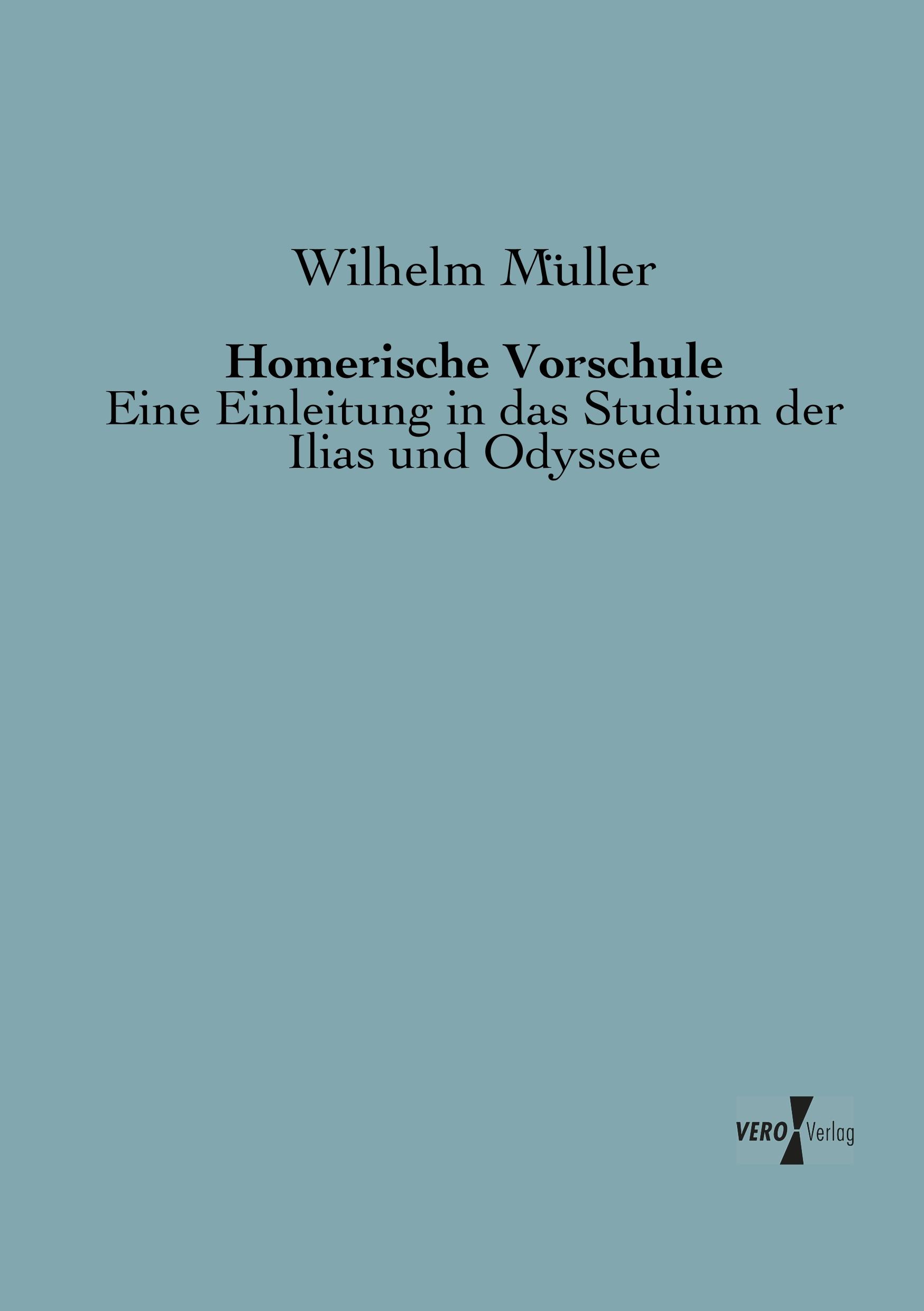 Vorderes Coverbild Homerische Vorschule