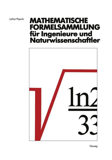 Vorderes Coverbild Mathematische Formelsammlung für Ingenieure und Naturwissenschaftler