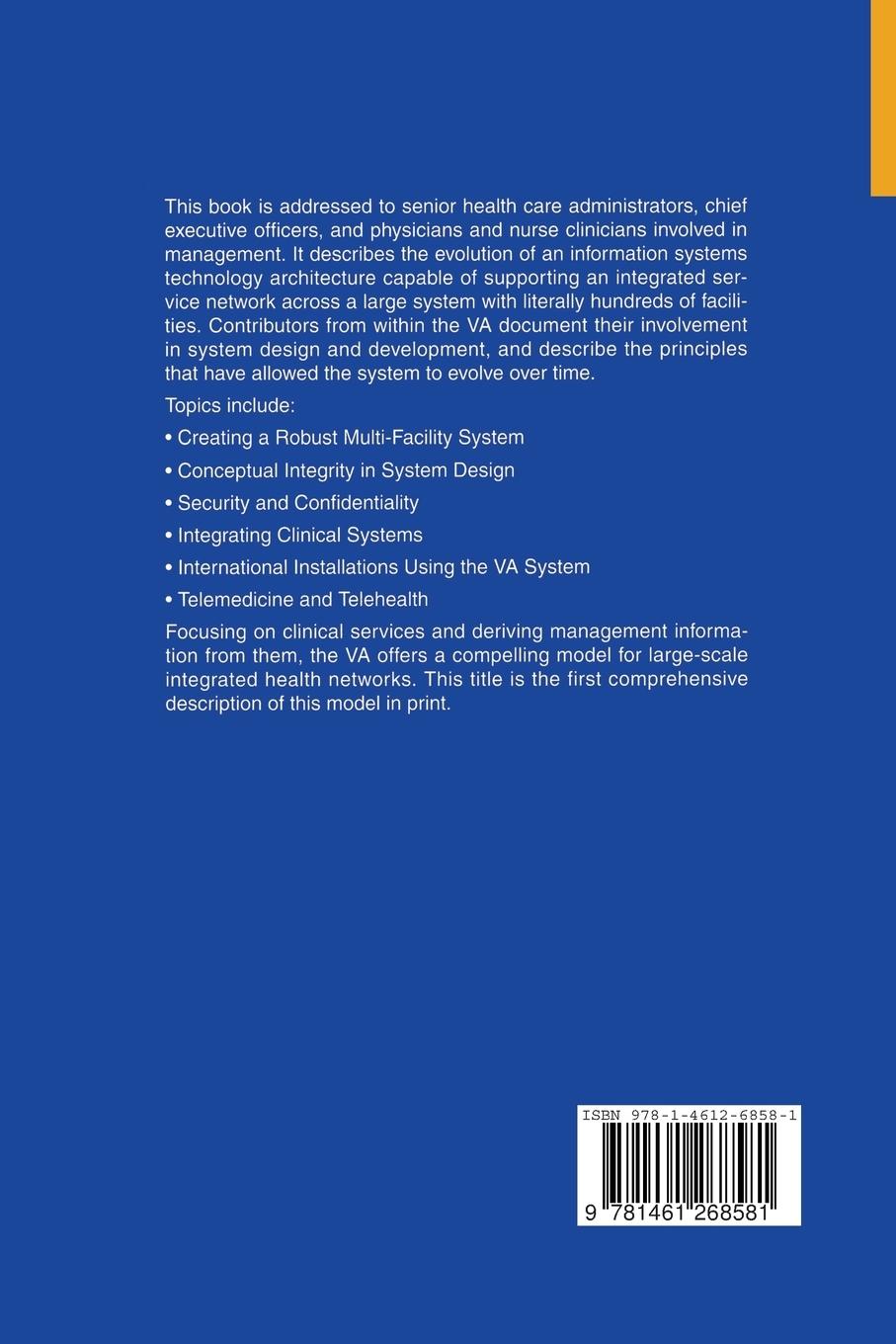 Rückseitencover Computerizing Large Integrated Health Networks