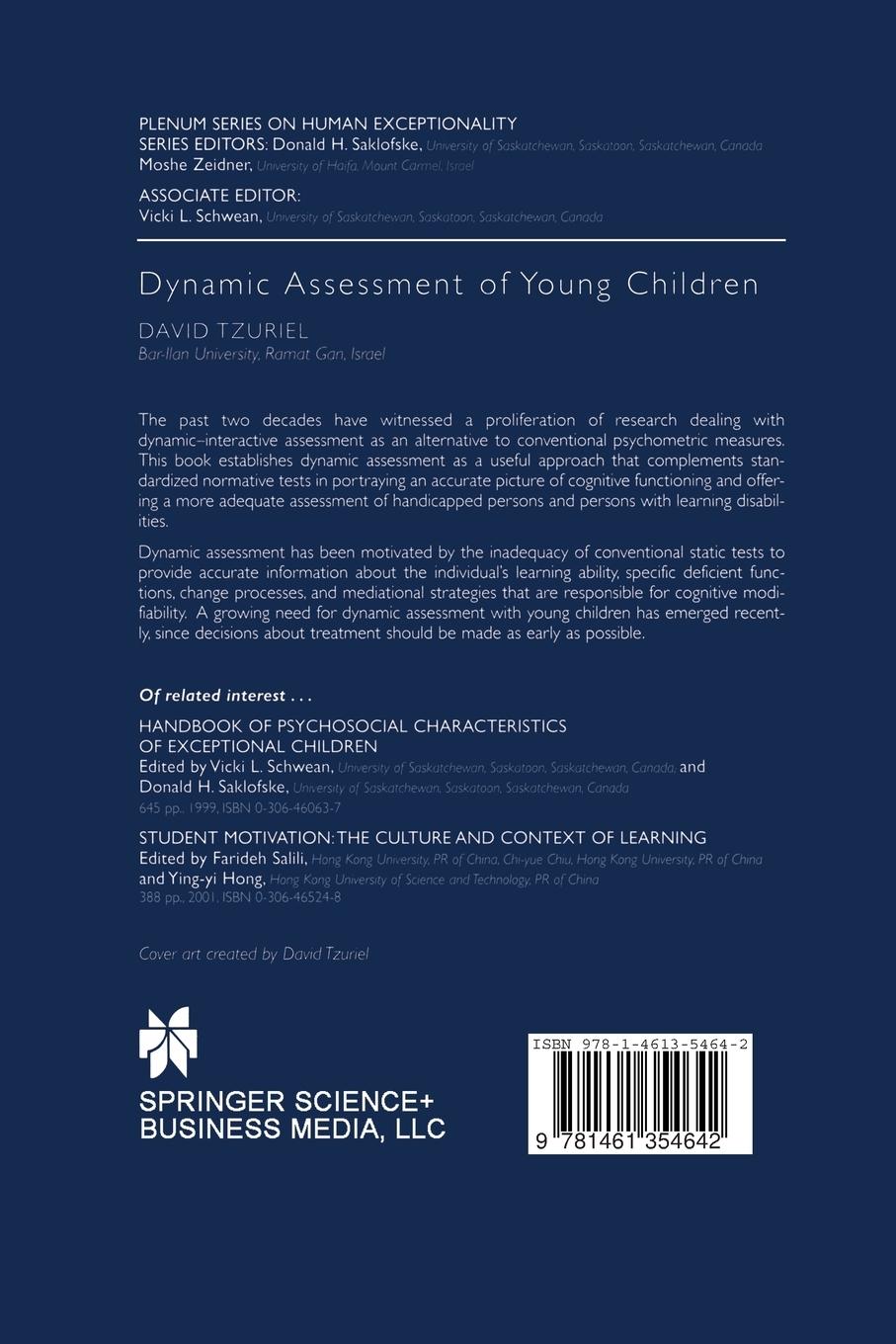 Rückseitencover Dynamic Assessment of Young Children