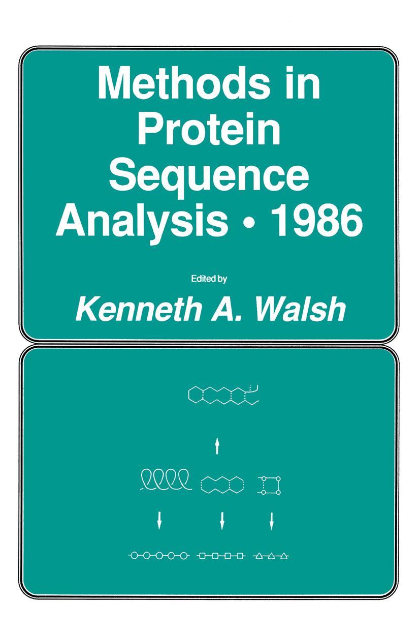 Vorderes Coverbild Methods in Protein Sequence Analysis · 1986