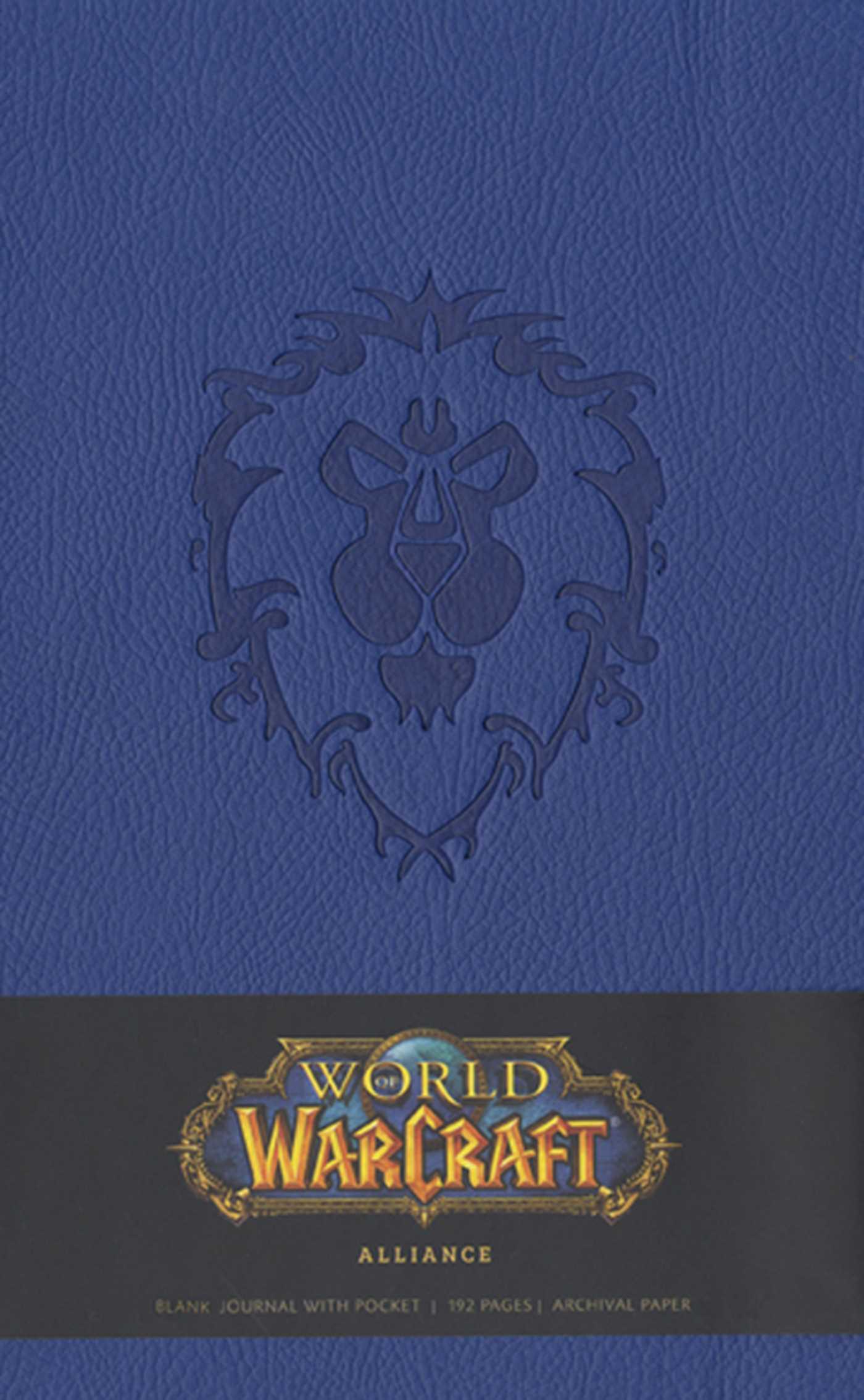 Vorderes Coverbild World of Warcraft Alliance Hardcover Blank Journal