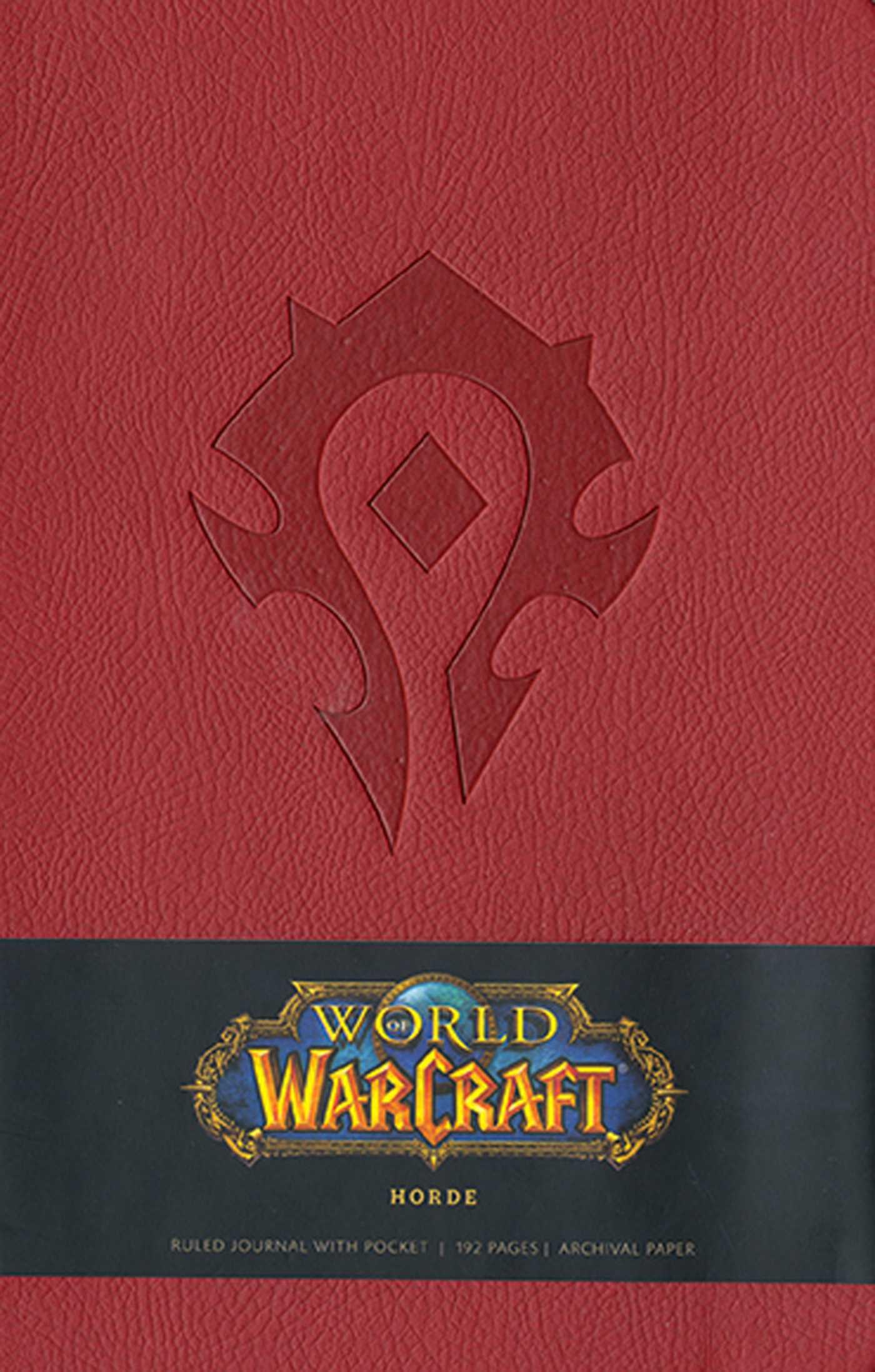 Vorderes Coverbild World of Warcraft Horde Hardcover Blank Journal