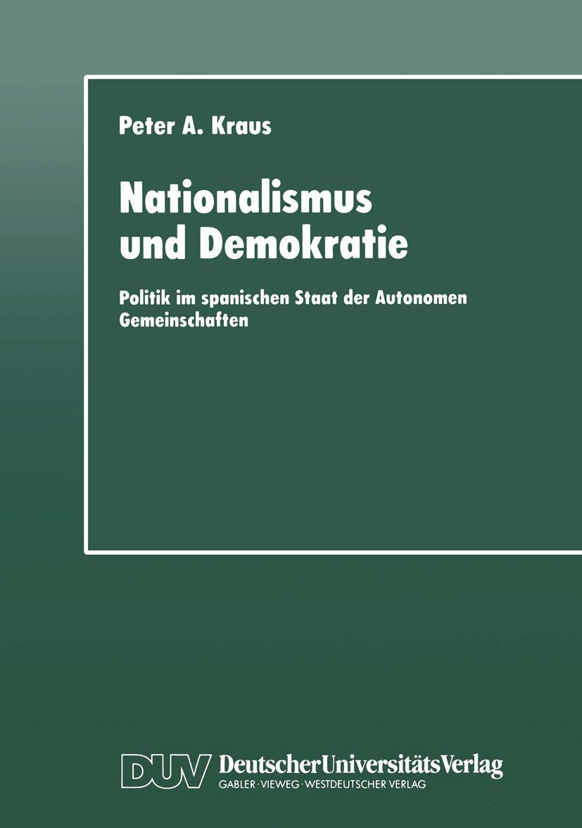 Vorderes Coverbild Nationalismus und Demokratie