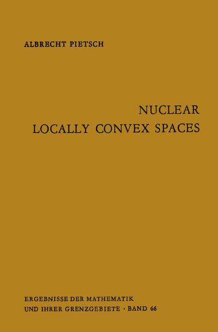 Vorderes Coverbild Nuclear Locally Convex Spaces