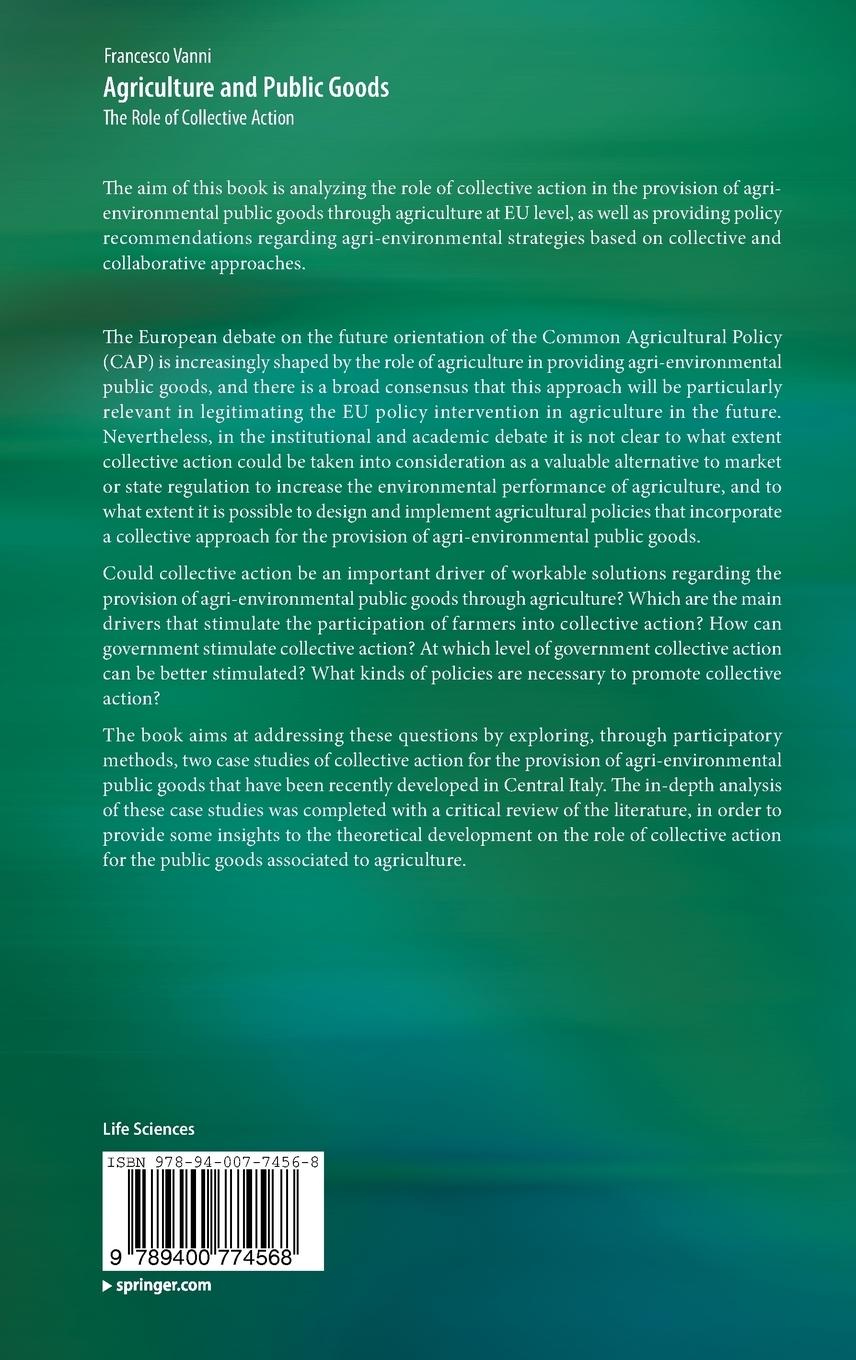 Rückseitencover Agriculture and Public Goods