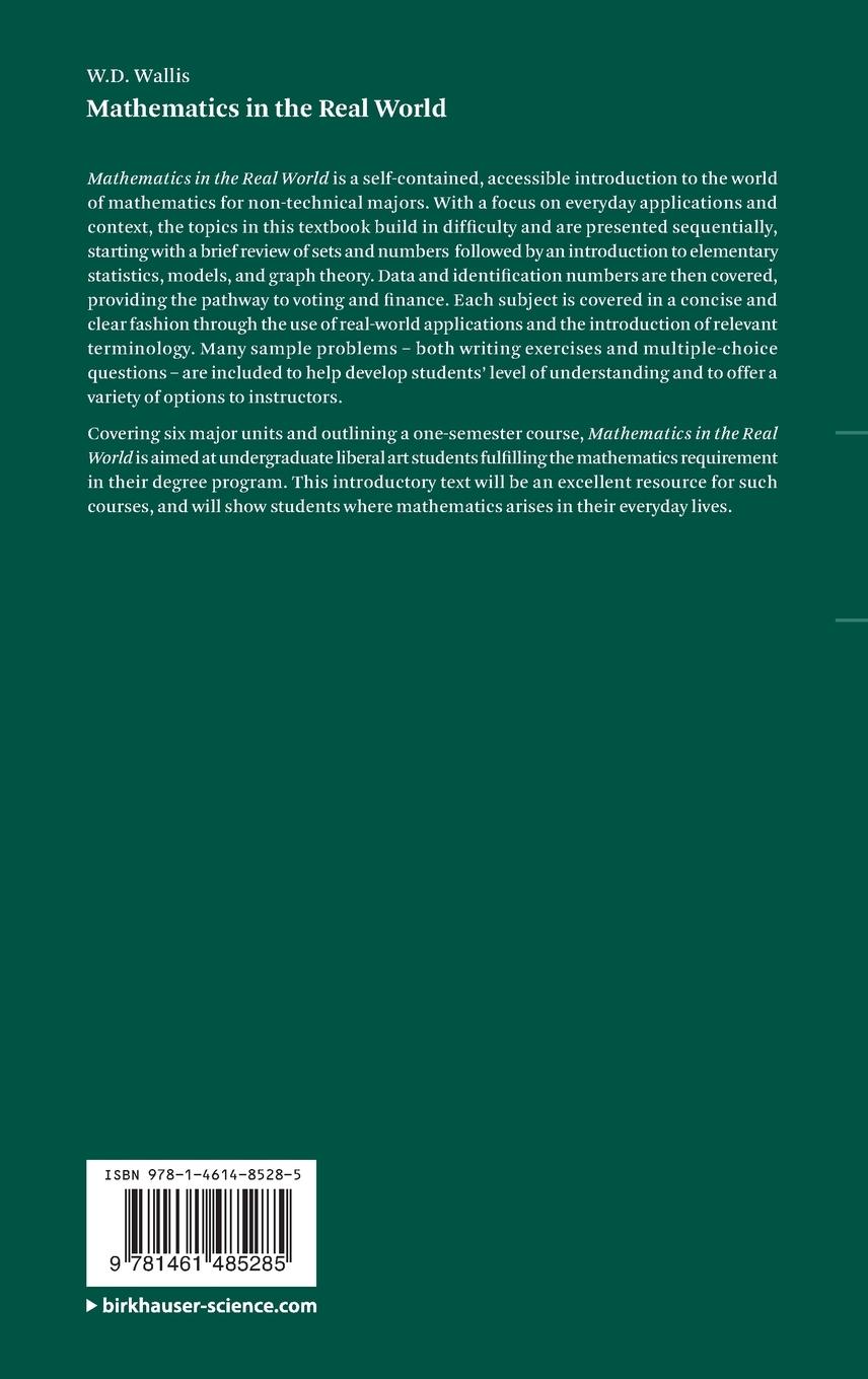 Rückseitencover Mathematics in the Real World