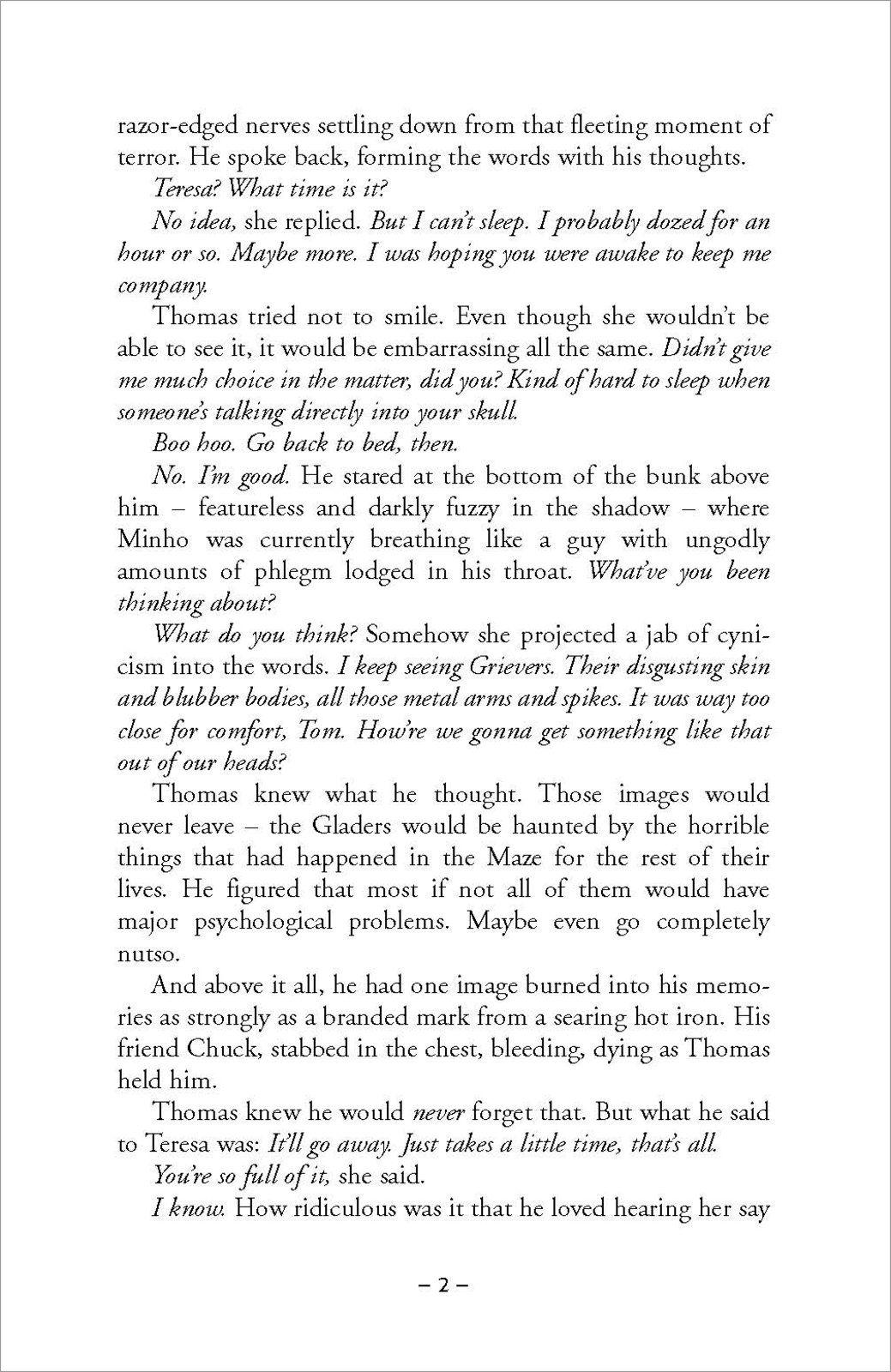 Beispielinhalt (Bild) The Maze Runner 2. The Scorch Trials