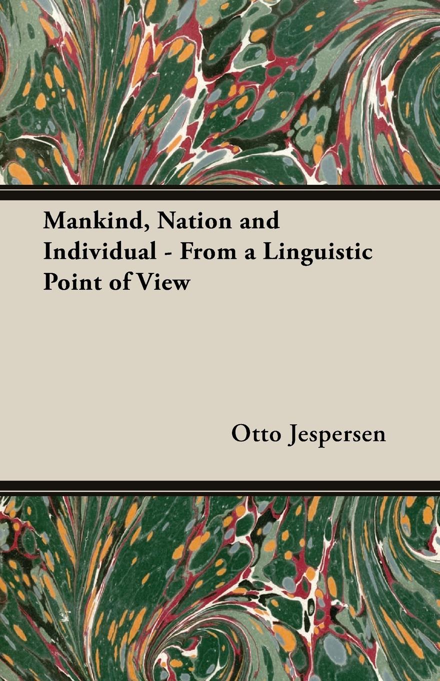 Vorderes Coverbild Mankind, Nation and Individual - From a Linguistic Point of View