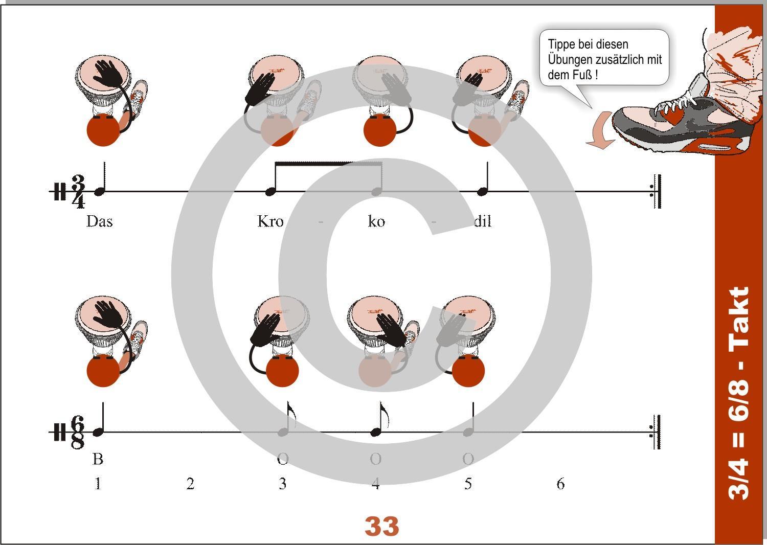 Beispielinhalt (Bild) Djembé lernen