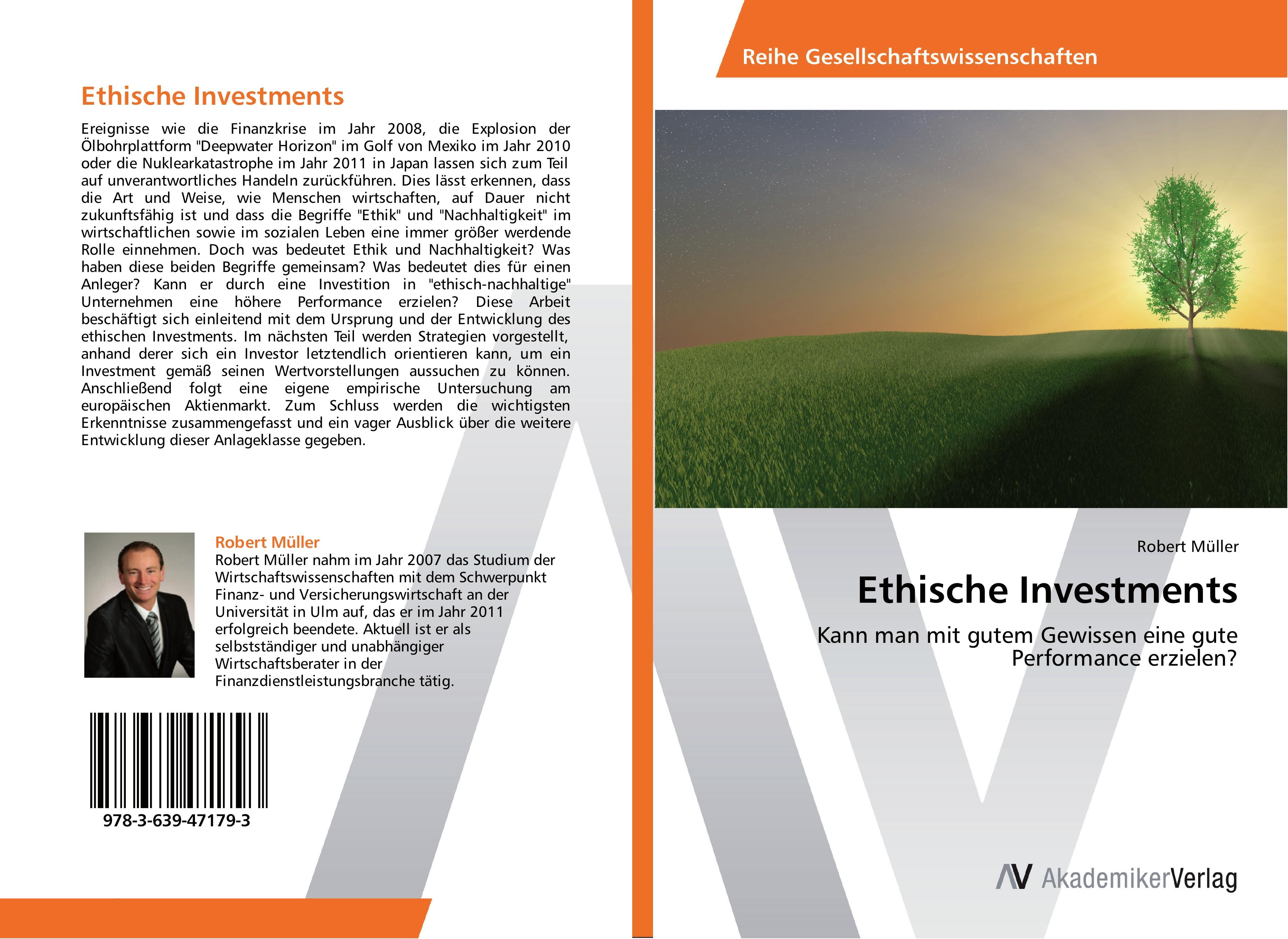 Vorderes Coverbild Ethische Investments