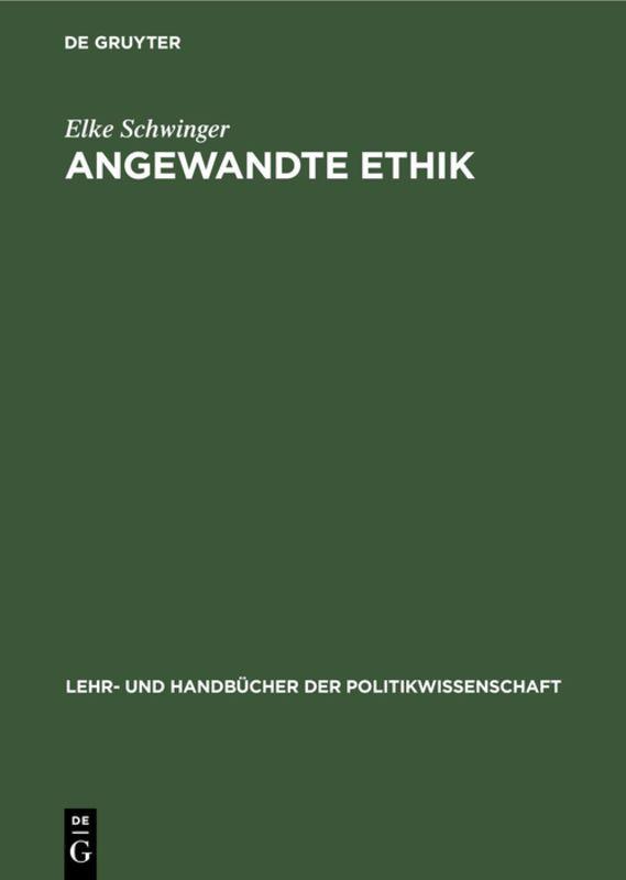 Vorderes Coverbild Angewandte Ethik
