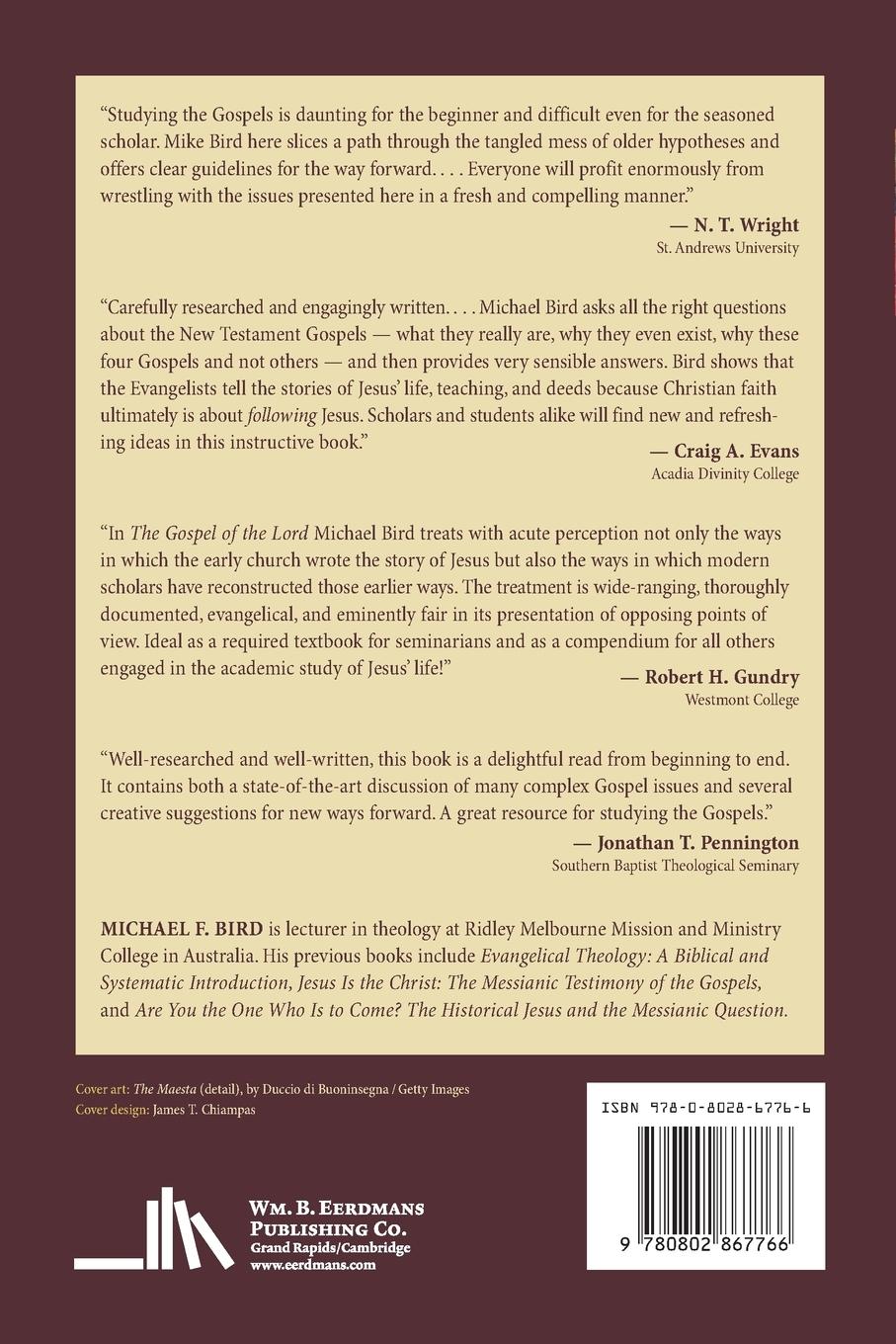 Rückseitencover The Gospel of the Lord