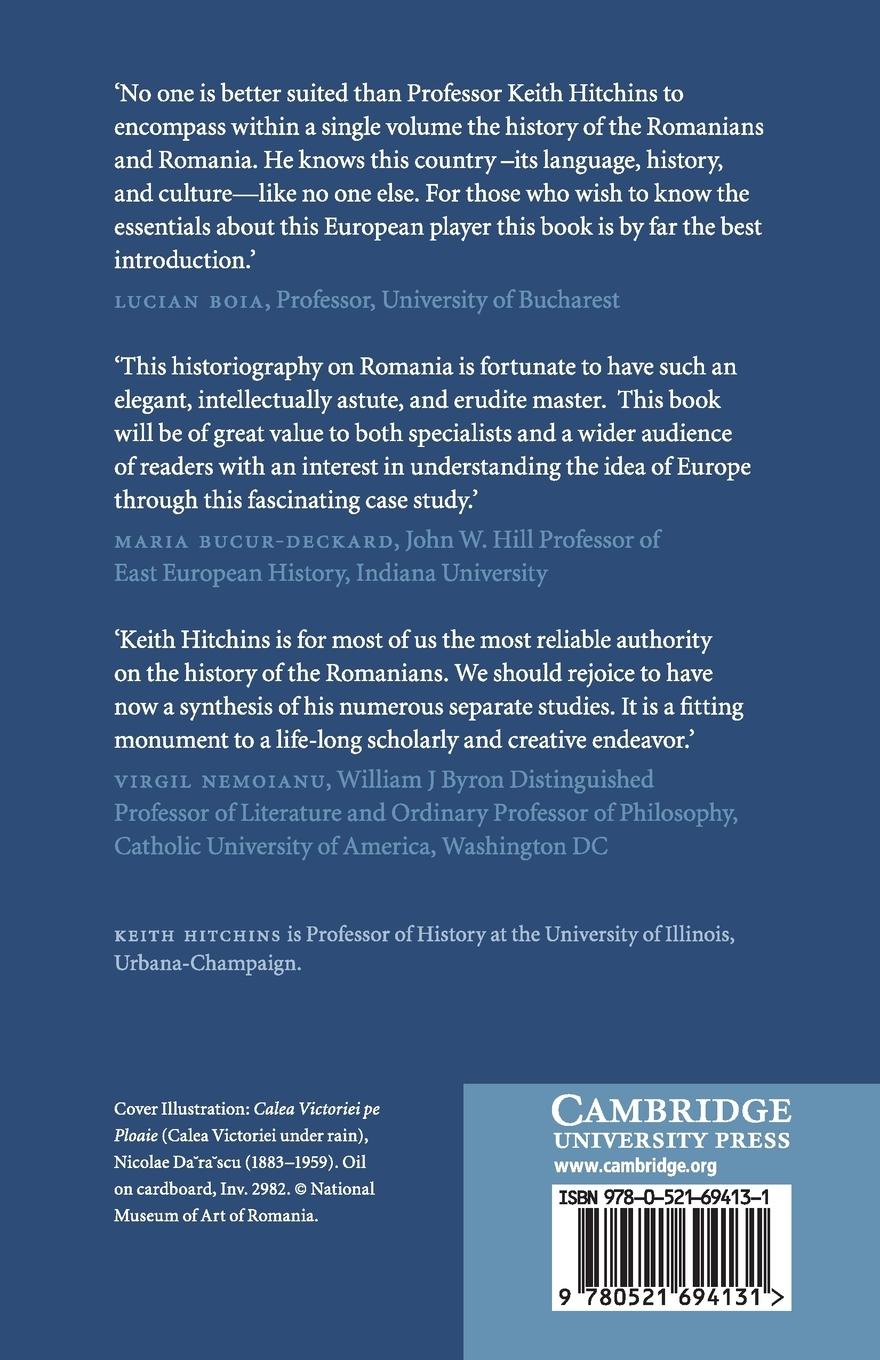Rückseitencover A Concise History of Romania
