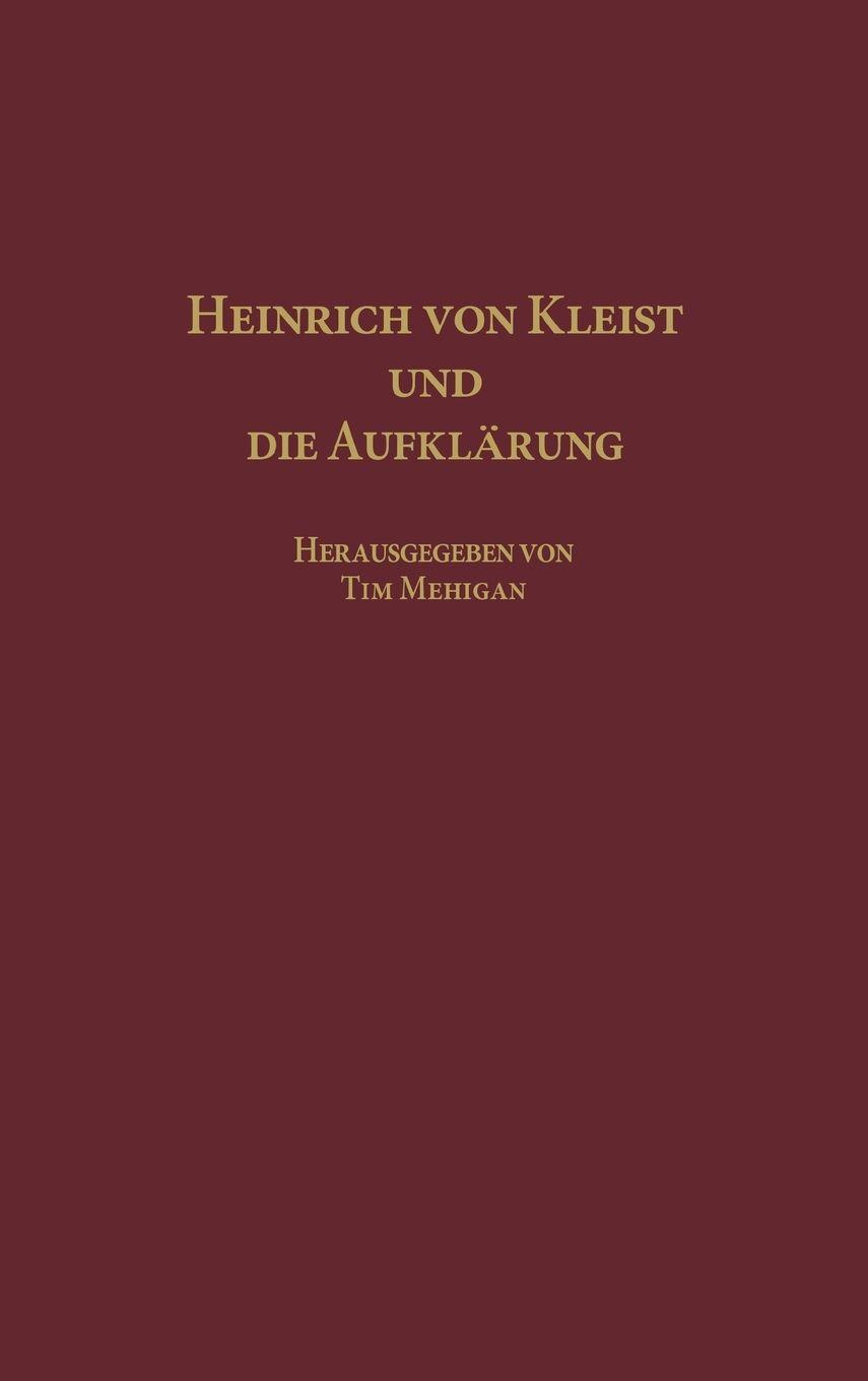 Vorderes Coverbild Heinrich Von Kleist Und Die Aufklarung