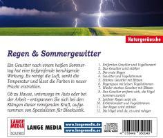 Beispielinhalt (Bild) Naturgeräusche - Regen & Sommergewitter