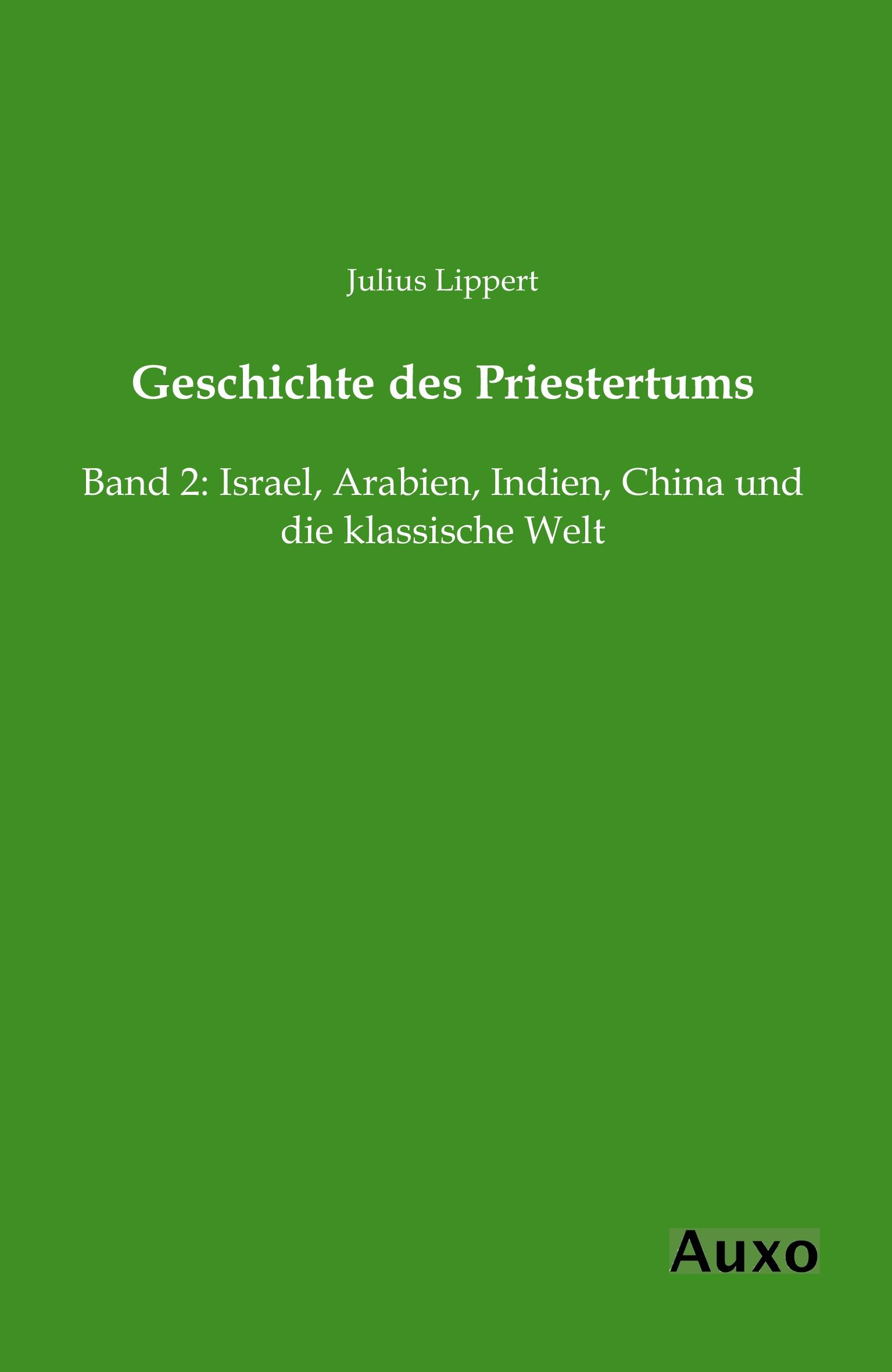 Vorderes Coverbild Geschichte des Priestertums