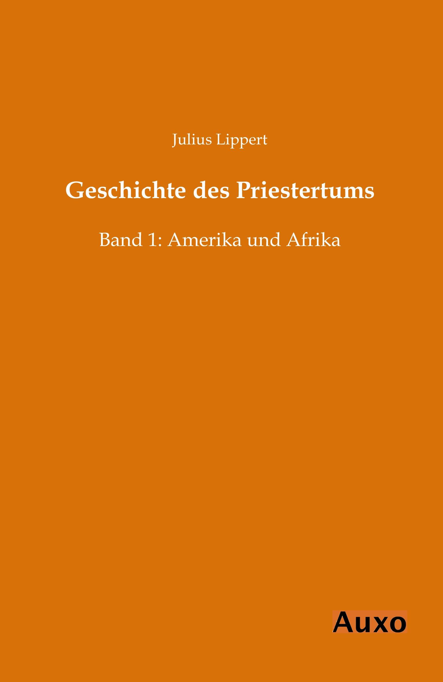 Vorderes Coverbild Geschichte des Priestertums