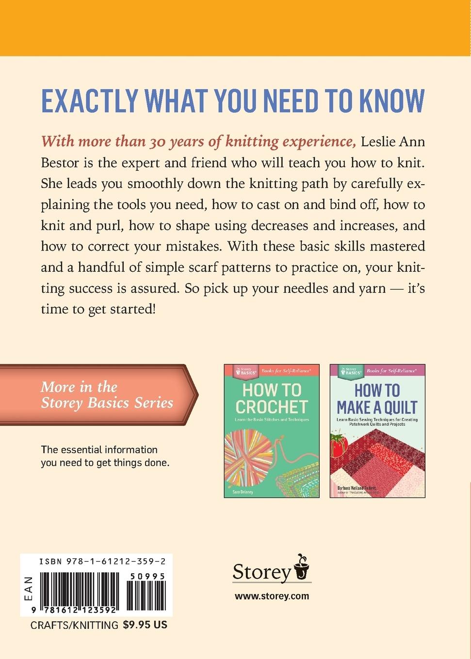 Rückseitencover How to Knit