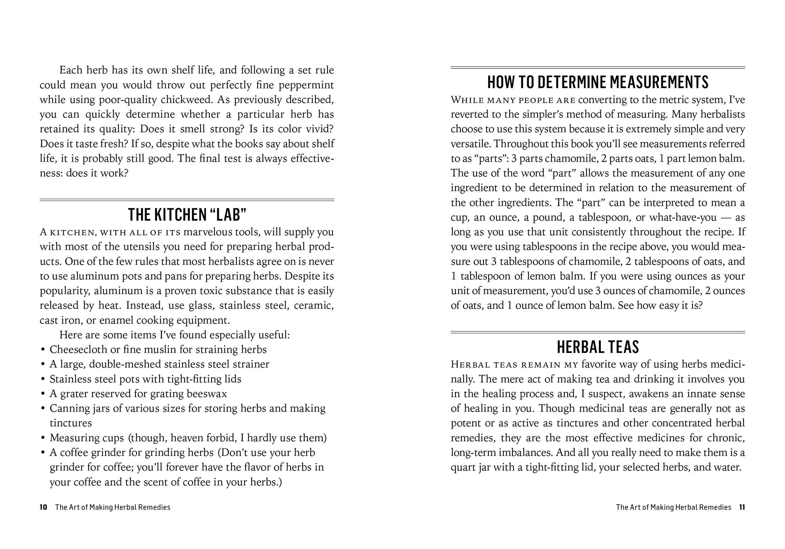 Beispielinhalt (Bild) Herbs for Common Ailments