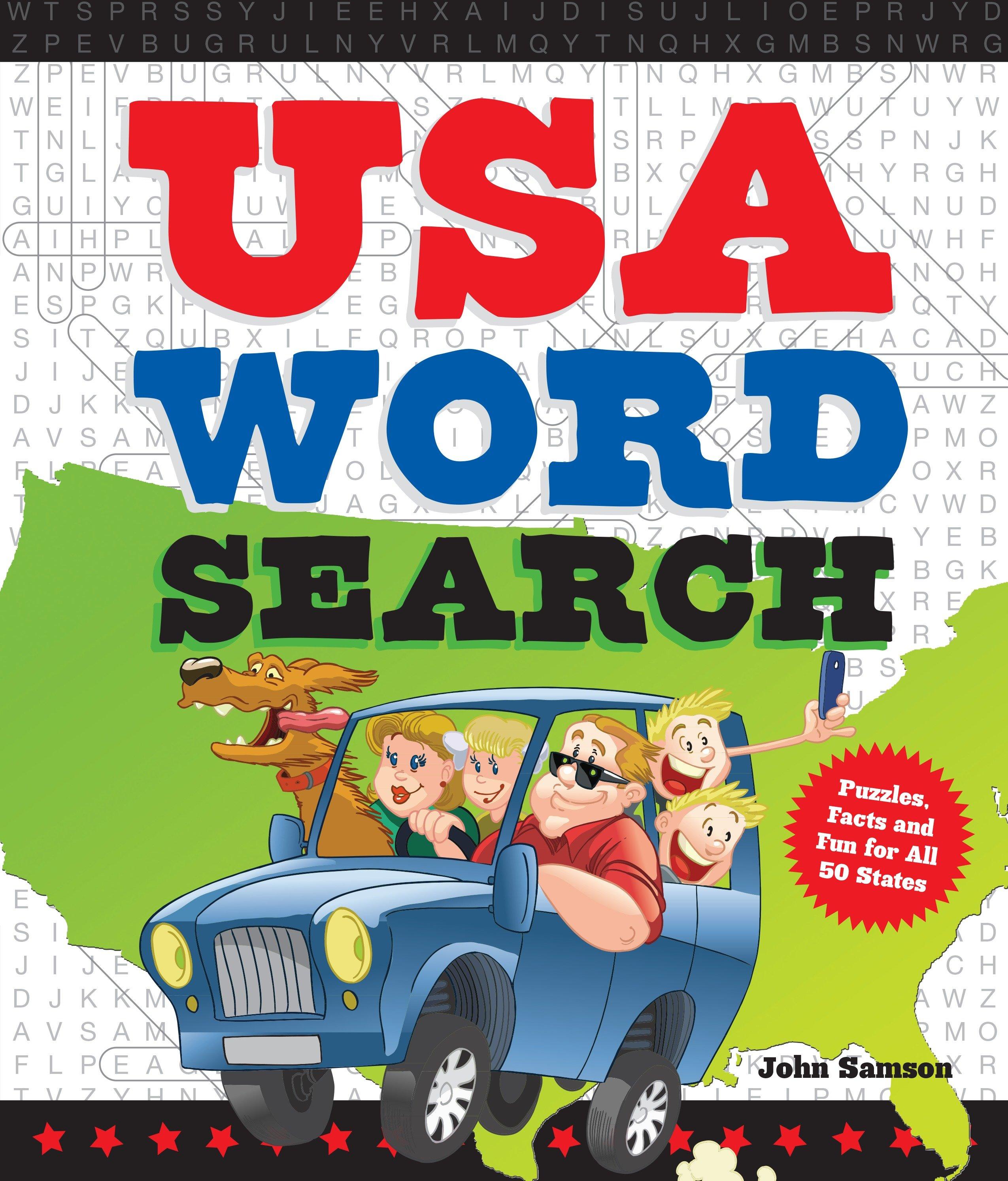 Vorderes Coverbild USA Word Search